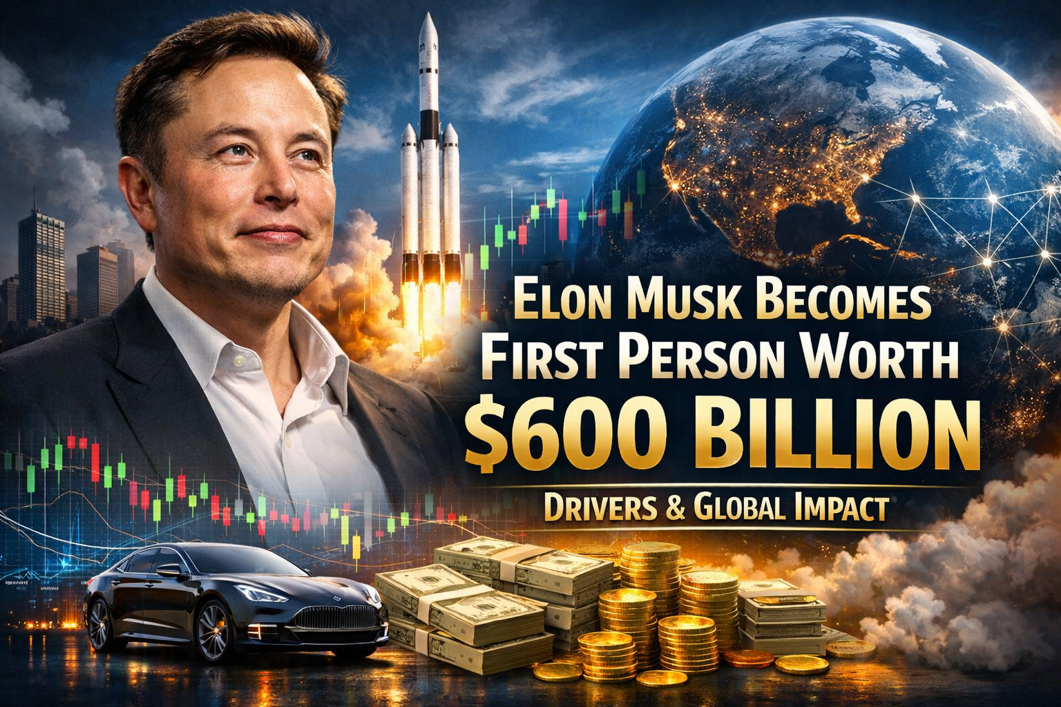 Elon Musk Net Worth 600 Billion Dollars