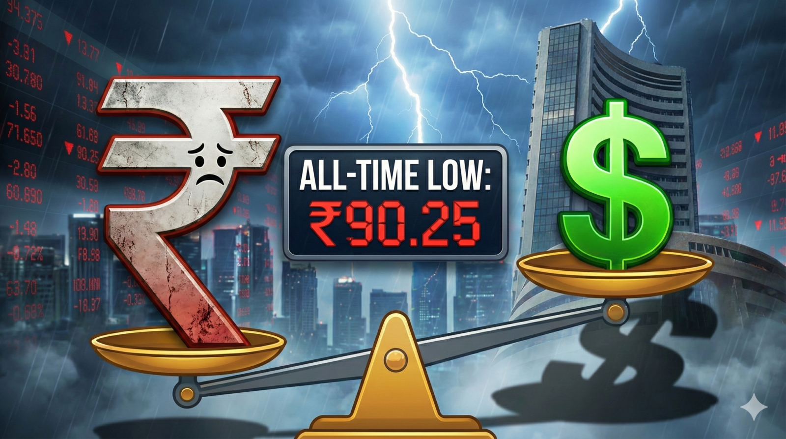 Rupee Hits All-Time Low: Critical Analysis & Impact on Indian Economy