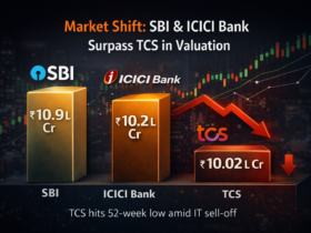 sbi & icici bank surpass tcs market cap