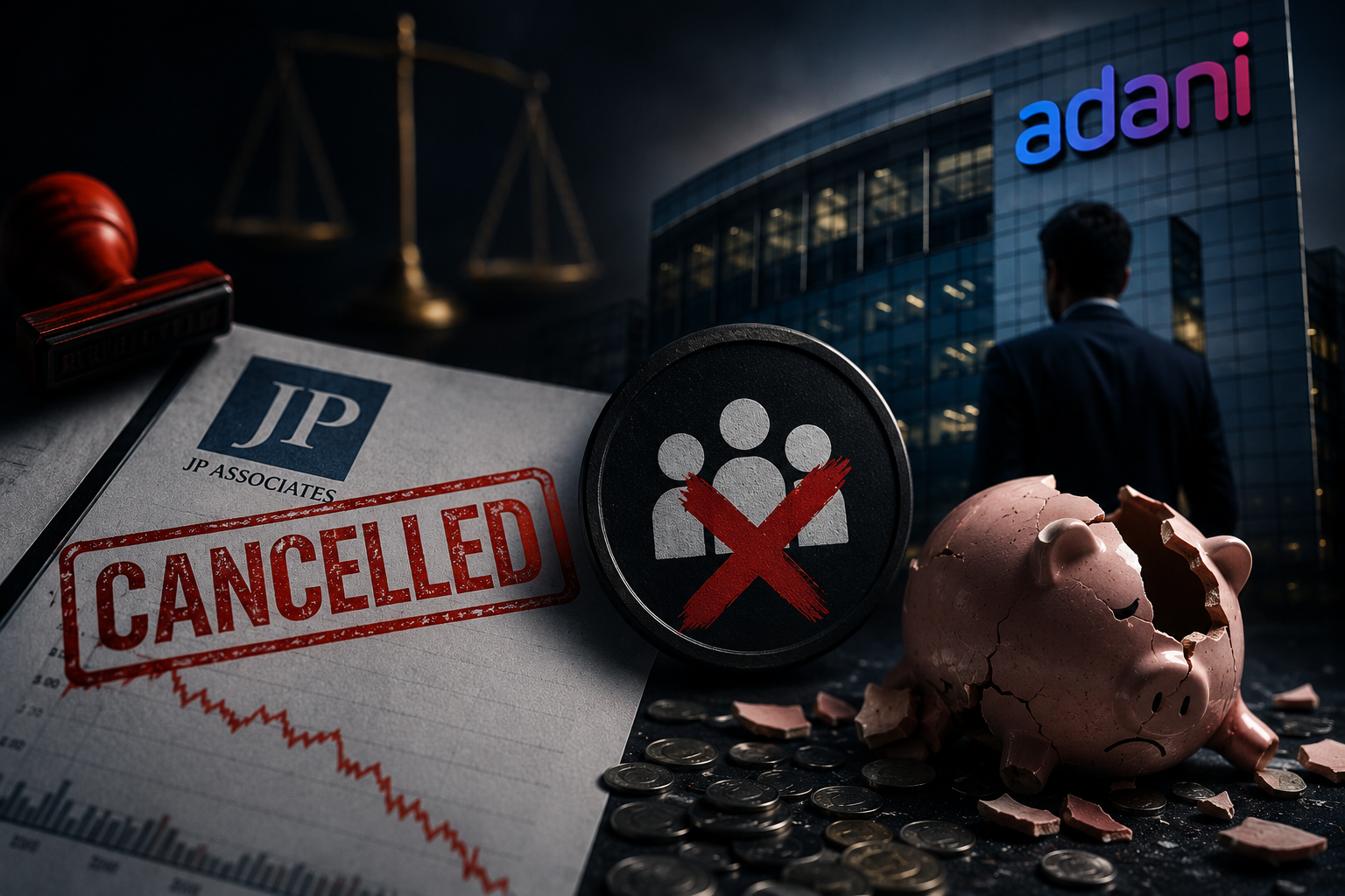 JP Associates Share Cancelled